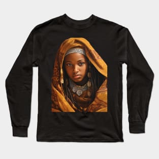 TRIBAL SOMALI GIRL Long Sleeve T-Shirt